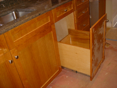 place for the trash