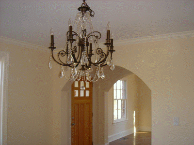 new chandelier