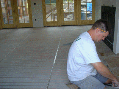 living room tile